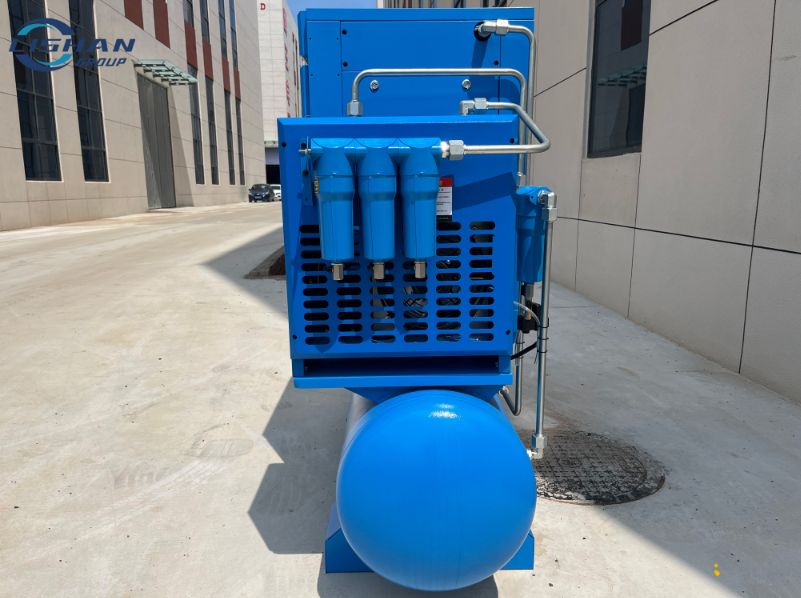 Pemampat skru berputar kelajuan kelajuan tetap